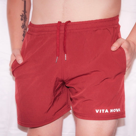 Fitness Shorts 5.5" - Maroon